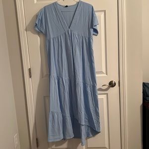 SHEIN Blue Maxi Dress - size medium